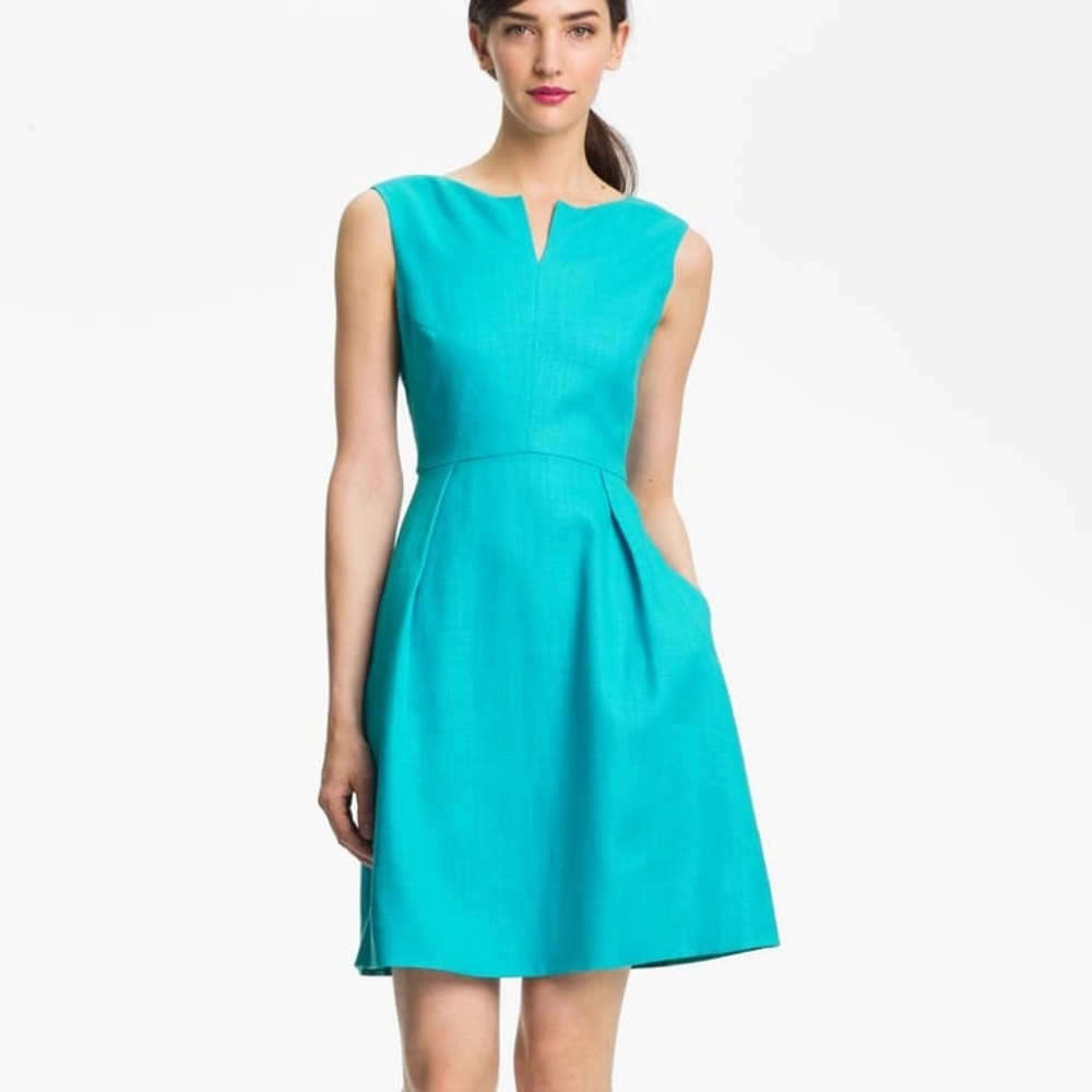 👗 Beautiful Blue Linen Kate Spade Cleo Dress 👗